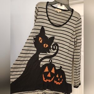 Halloween high low tunic